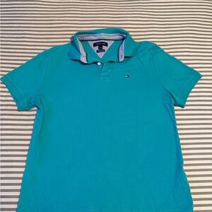 Tommy Hilfiger Turquiose Blue Polo Shirt